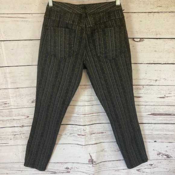 Free People Diamond Striped Skinny Jeans - Picture 6 of 8